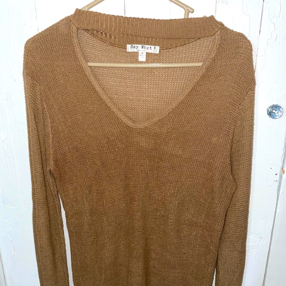 Cozy v neck sweater